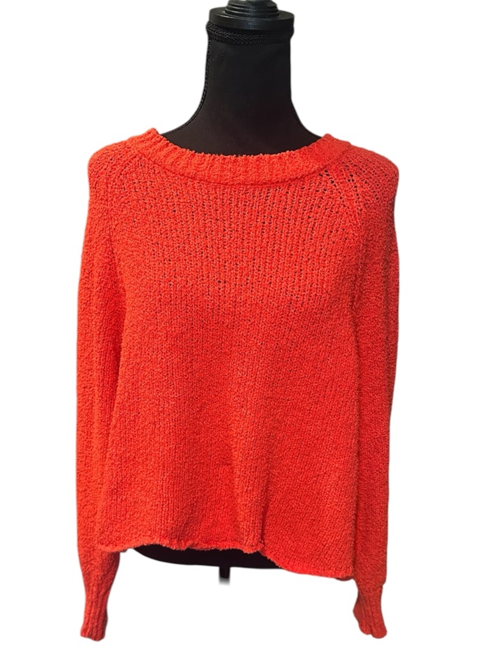 Zara Red Knit Sweater - Picture 2 of 5